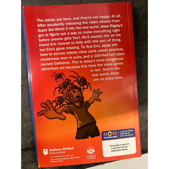 Trapped in a Video Game Lot of 4 Books by Dustin Brady Kids Adventure Series - Picture 7 of 9